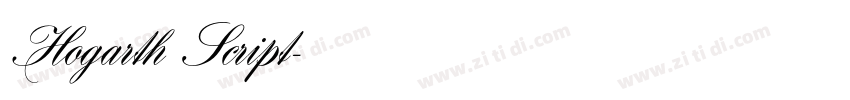 Hogarth Script字体转换